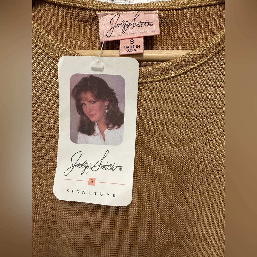 Jaclyn Smith Signature Women's Tan Sweater